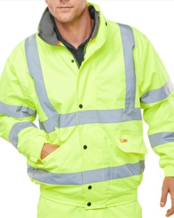 high visibility jacket bomber LONG SLEEVES