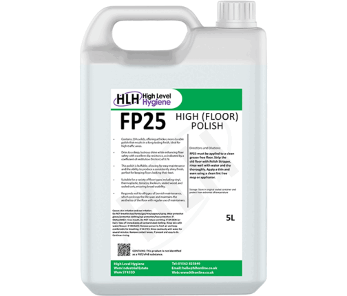 High Solids Metallised Floor Polish 5L